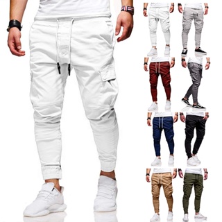 Hombre Pantalones Casual Moda Deportivos Running Pants Jogging Pantalon  Fitness Gym Slim Fit Pantalones Largos Impresión A Cuadros Pantalones Ropa  De