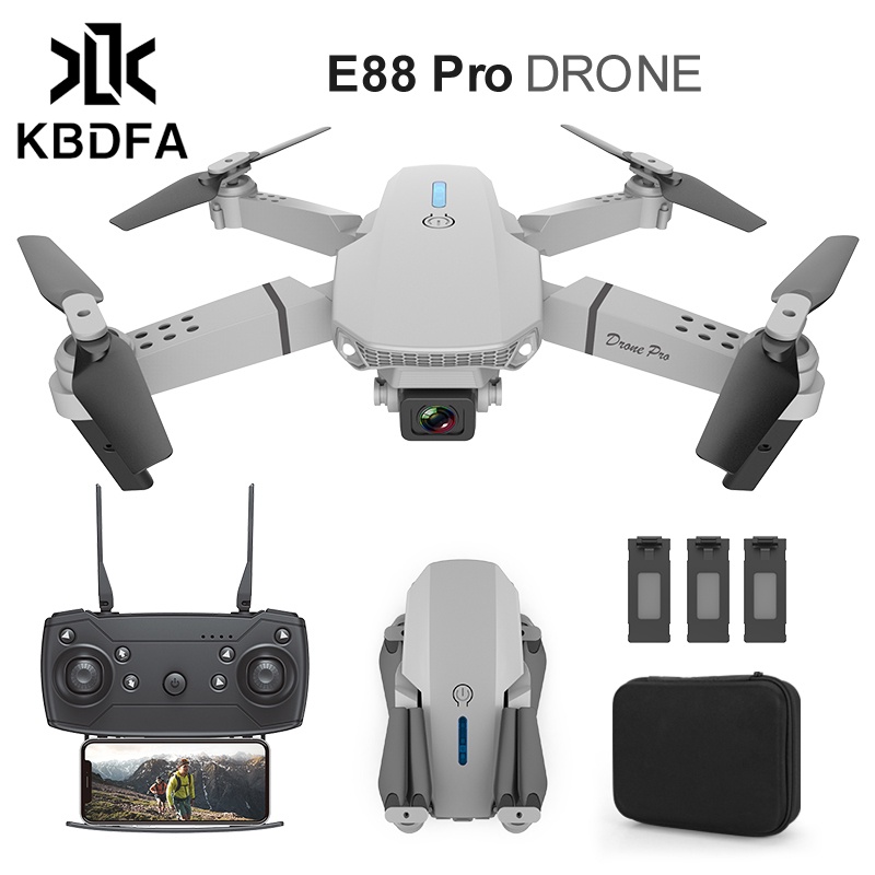 E88 Pro Quadcopter 4K HD WIFI FPV Drone 1080P Cámara Altura Hold Rc ...
