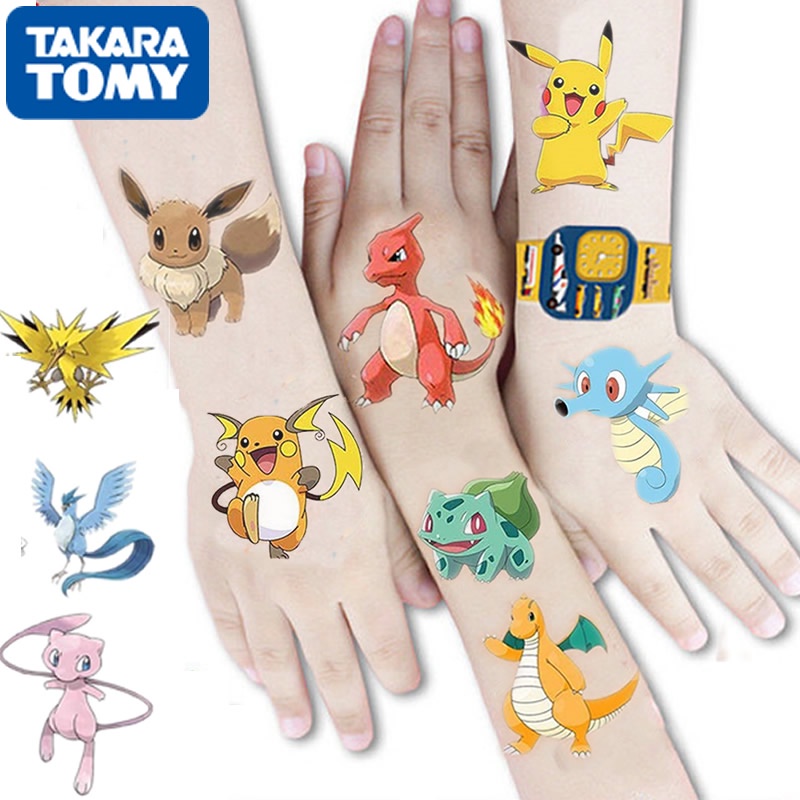 Pegatinas originales de Marvel para niños y niñas, tatuaje de