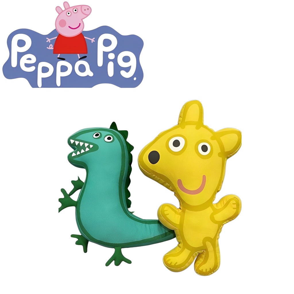 Peppa Pig-juguetes de peluche de la familia George Pig para niñas, muñecos  de peluche de dibujos animados, Mr Dinosaur, Anime, regalo de Navidad -  AliExpress