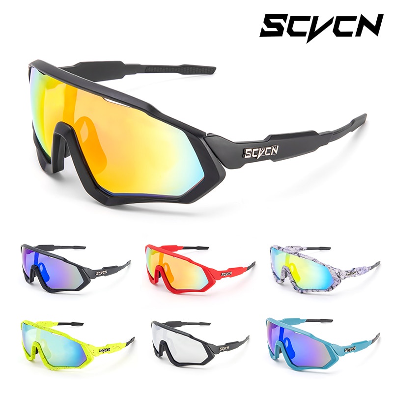  SCVCN Gafas de ciclismo polarizadas para bicicleta de