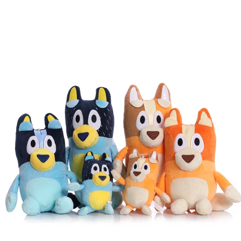 25CM Azul Bingo Juguete De Peluche Lindo Suave De Dibujos Animados Familia  Animales Juguetes Para Bebés Kawaii Navidad Niños | Shopee Colombia