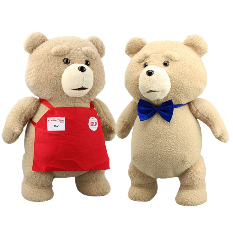 Oso Ted Peluche De 34 Cm Con Delantal –