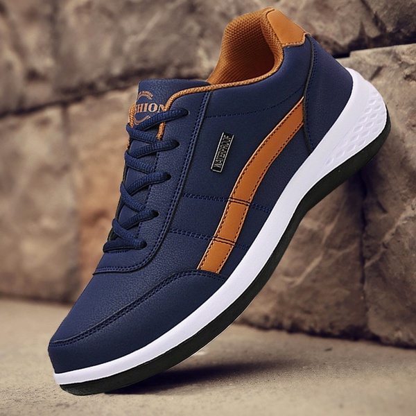 Zapatillas De Deporte Casuales Para Hombres Zapatos Deportivos De Moda Para  Correr Para Caminar De Cuero Tamaño Grande 38-48