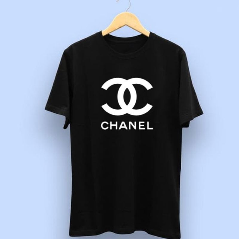 kaos Premium Branded CHANEL Distro Baju Algodon Peinado 30S Hombres Mujeres Camiseta Keren Importacion Shopee Colombia