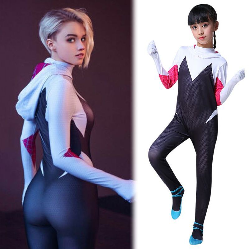 Disfraz De Spider Gwen Para Niños De Mujer Gwendolyn Maxine Stacy 