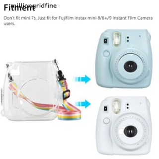 Mini Camera Bag PC Crystal Funda protectora Shell para cámara Instax Mini 12