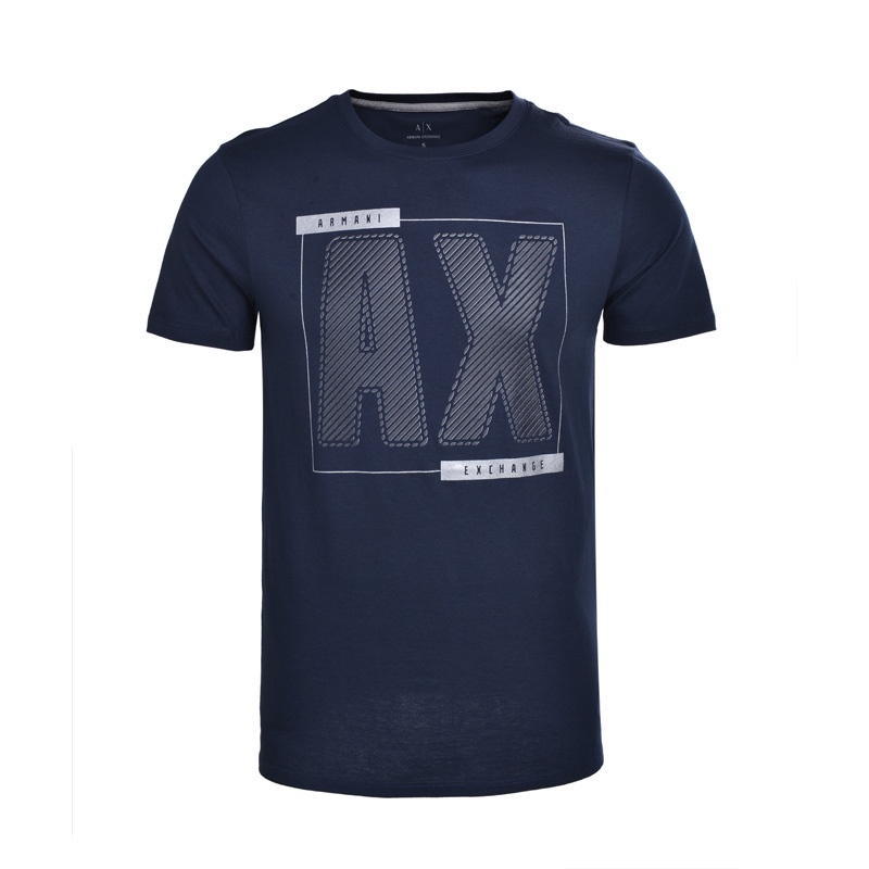 Camiseta De Algodón Con Estampado Simple De Armani Para Hombre