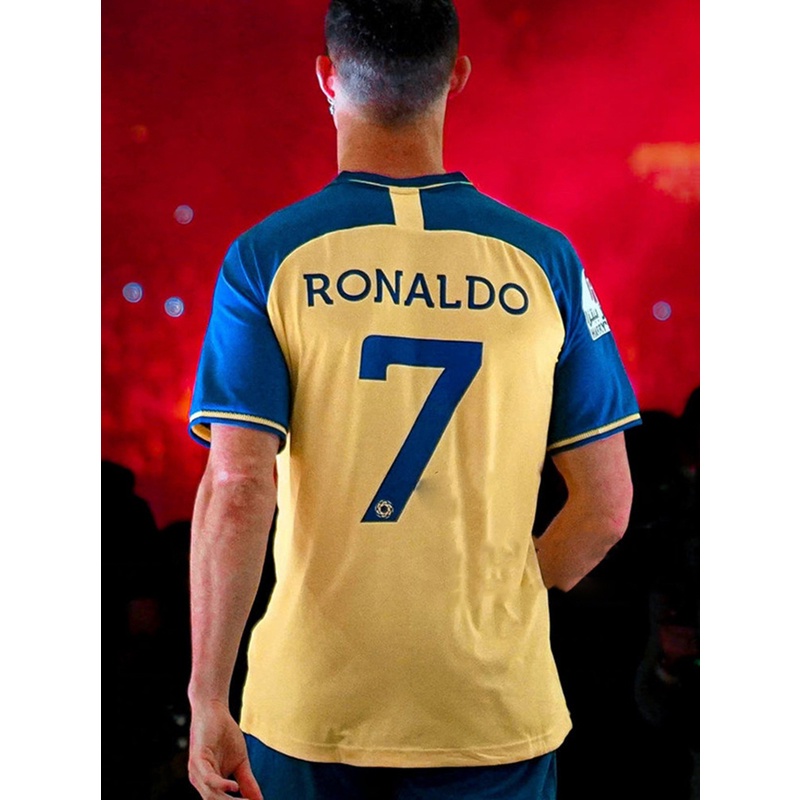 futuro batalla adherirse Camiseta De Fútbol Al-Nassr FC Local 2022-23 Camisas Deportivas Cristiano  Ronaldo | Shopee Colombia