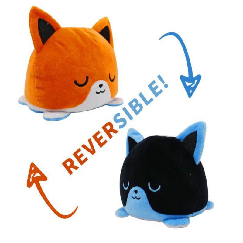 15cm Reversible Gato Niños Regalo Suave Plushie Pulpo Felpa