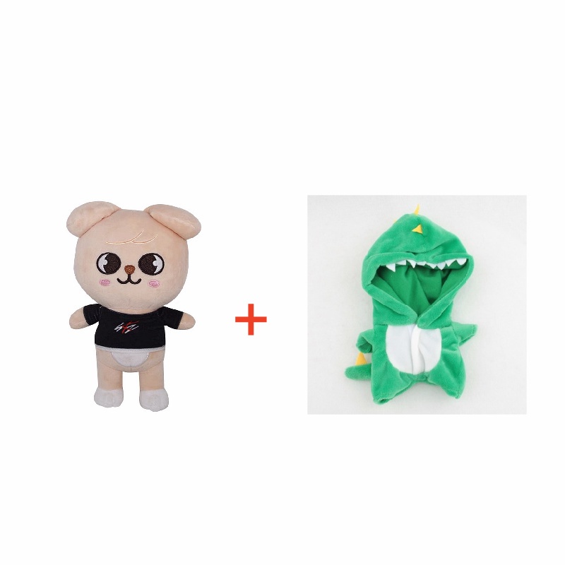 Porte-clés En Peluche « Stay » Loup Chan – 10 Cm – Cape Amovible – Peluche Douce – Pour Fans, Décoration Sac