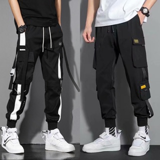 Pantalón jogger para hombre con elástico en cintura y tobillos