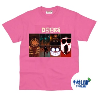 Camiseta infantil Roblox Doors game Roblox portas - Visuarte