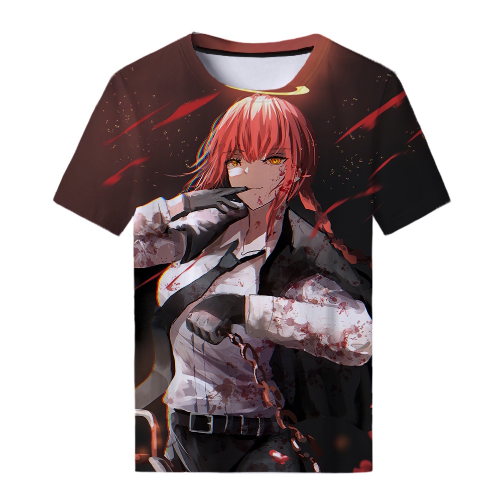 Motosierra Hombre Camisetas Anime Manga Makima Impresión 3D Streetwear  Hombres Mujeres Moda De Gran Tamaño Camisa Harajuku Niños Tops Ropa |  Shopee Colombia