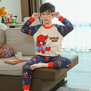 Pijamas Pijamas para niños grandes Ropa de invierno de manga larga para  niños Ropa de dormir Pijamas de algodón para adolescentes 6 8 10 12 años  Ropa