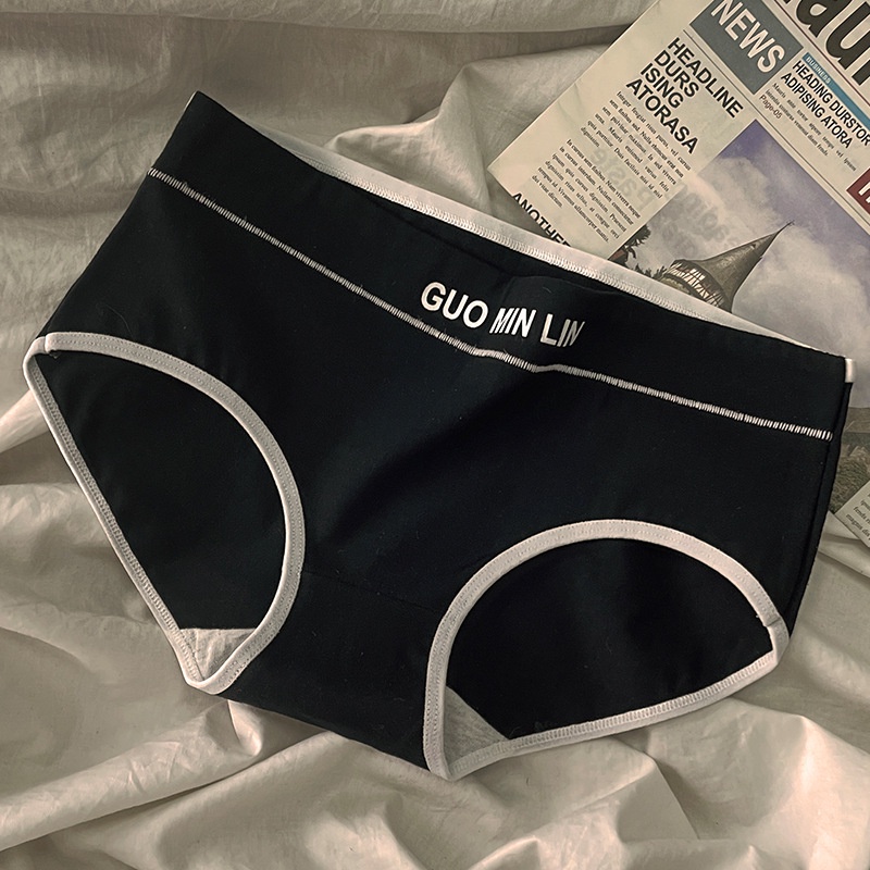 Ropa Interior De Algodon Mujer Version Coreana Chica Estudiante Cintura Media Transpirable Mujeres Calzoncillos Grandes Cabeza Delgada Shopee Colombia