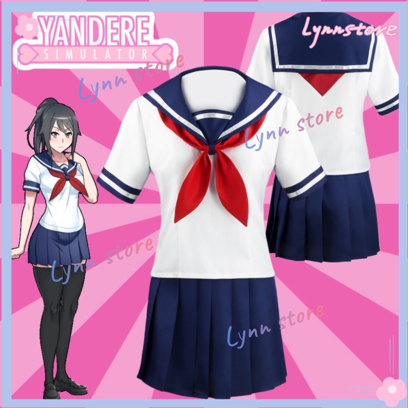 Traje de falda para mujer, uniforme de colegiala, disfraz de anime para  juego de roles (color rosa, tamaño: grande)