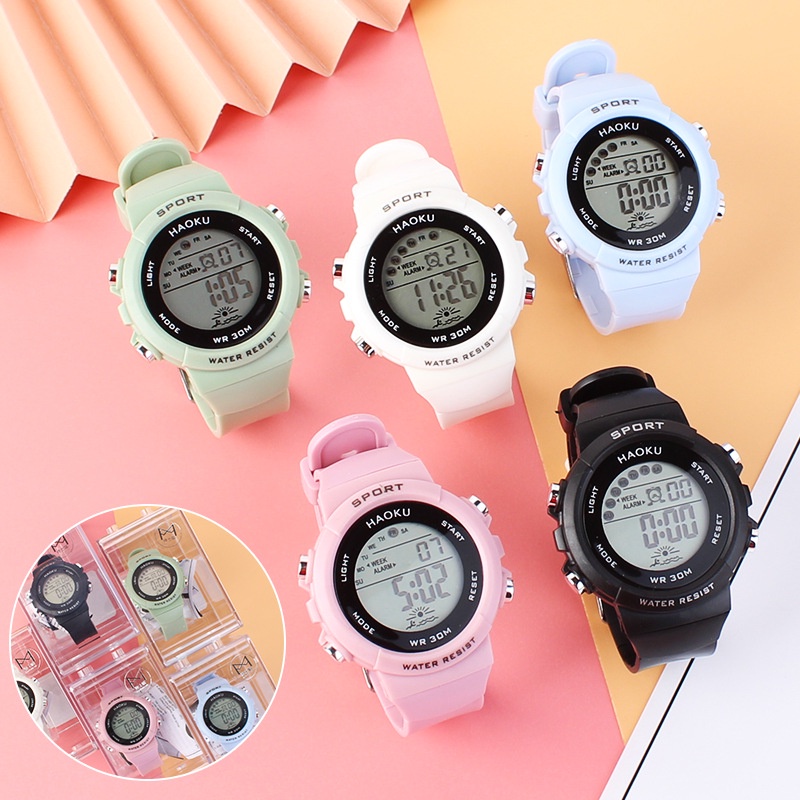 Reloj deportivo para mujer, mujer y niña reloj digital impermeable