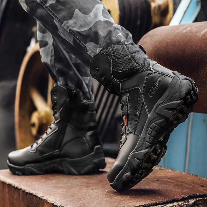 2023 Botas Militares Originales Tama o 39 47 T cticas Impermeables Para Hombres Al Aire Libre Senderismo De Combate Zapatos De Entrenamiento