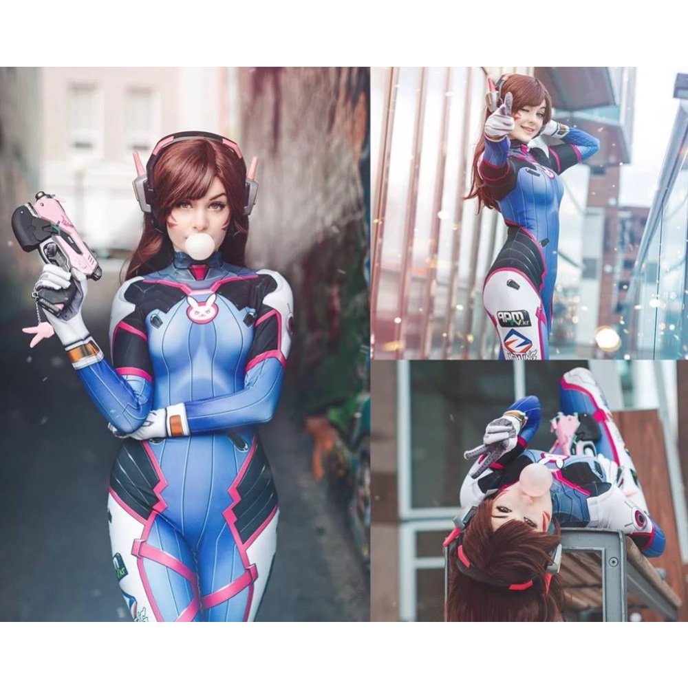 Dva Cosplay Juego De Disfraces Mujer Adulto Niño Lycra Impresión 3D ...