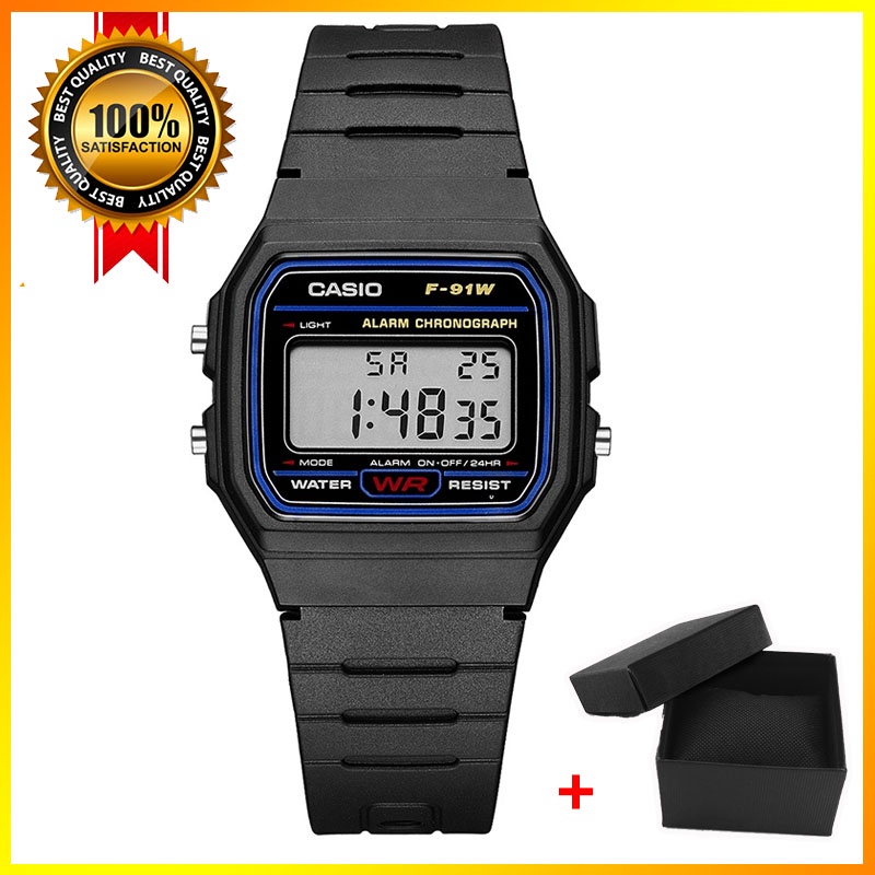 Casio F91W-1 Clásico Correa de resina Digital Sport Colombia