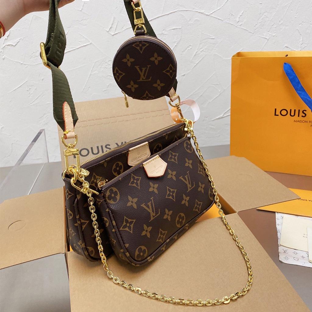Bolso Bandolera Louis Vuitton Multi Pochette Para Mujer s Tres En