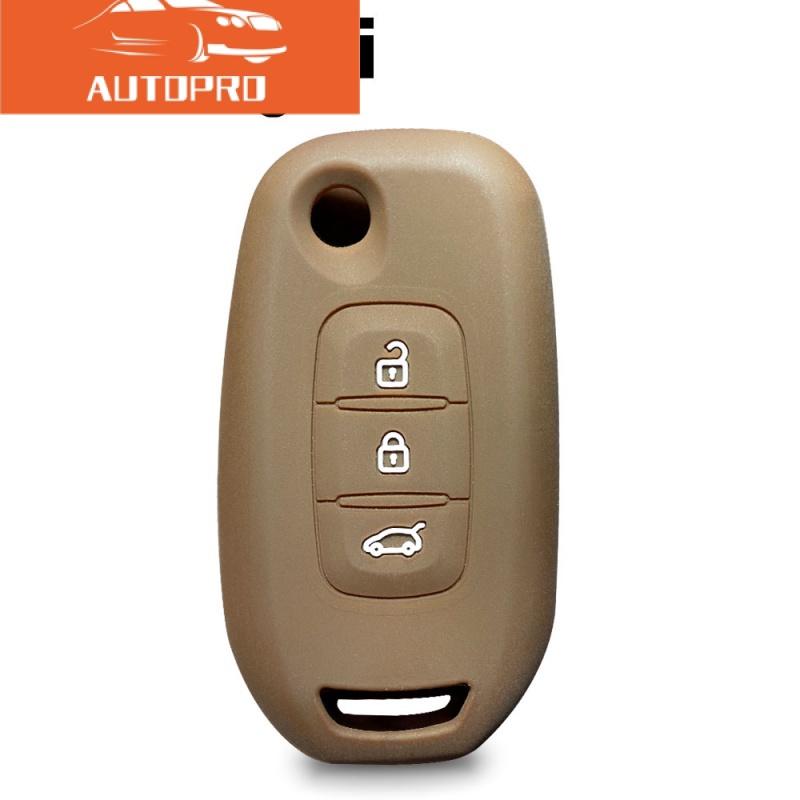 HIBEYO Coque De Clé De Voiture Pliable Pour Renault Sandero
