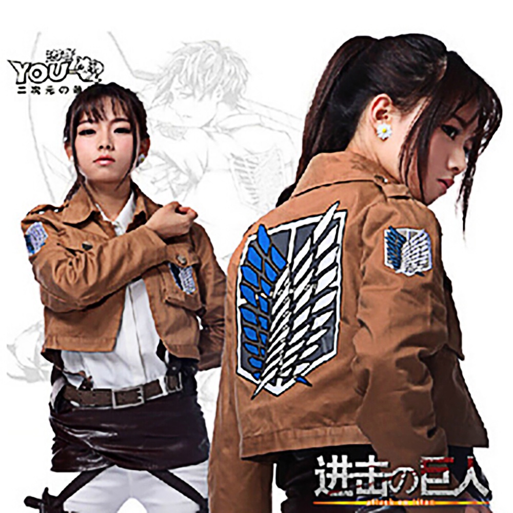 Bazzery Attack on Titan Jacket Shingeki no Kyojin Chaqueta Legion Cosplay  Disfraz Abrigo Cualquier Tamaño Alta Calidad Eren | Shopee Colombia