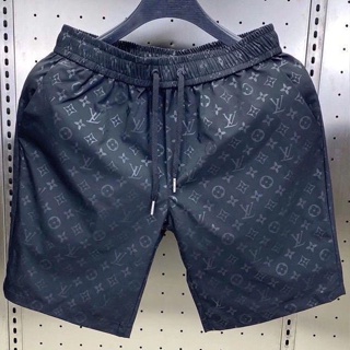 Pantalones Cortos Deportivos Estilo Louis Vuitton Casual Estampado