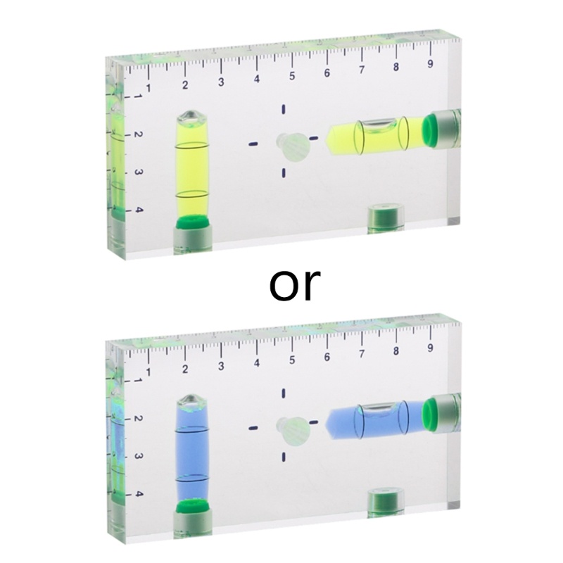 2 piezas Burbuja de espíritu de precisión Nivel de burbuja