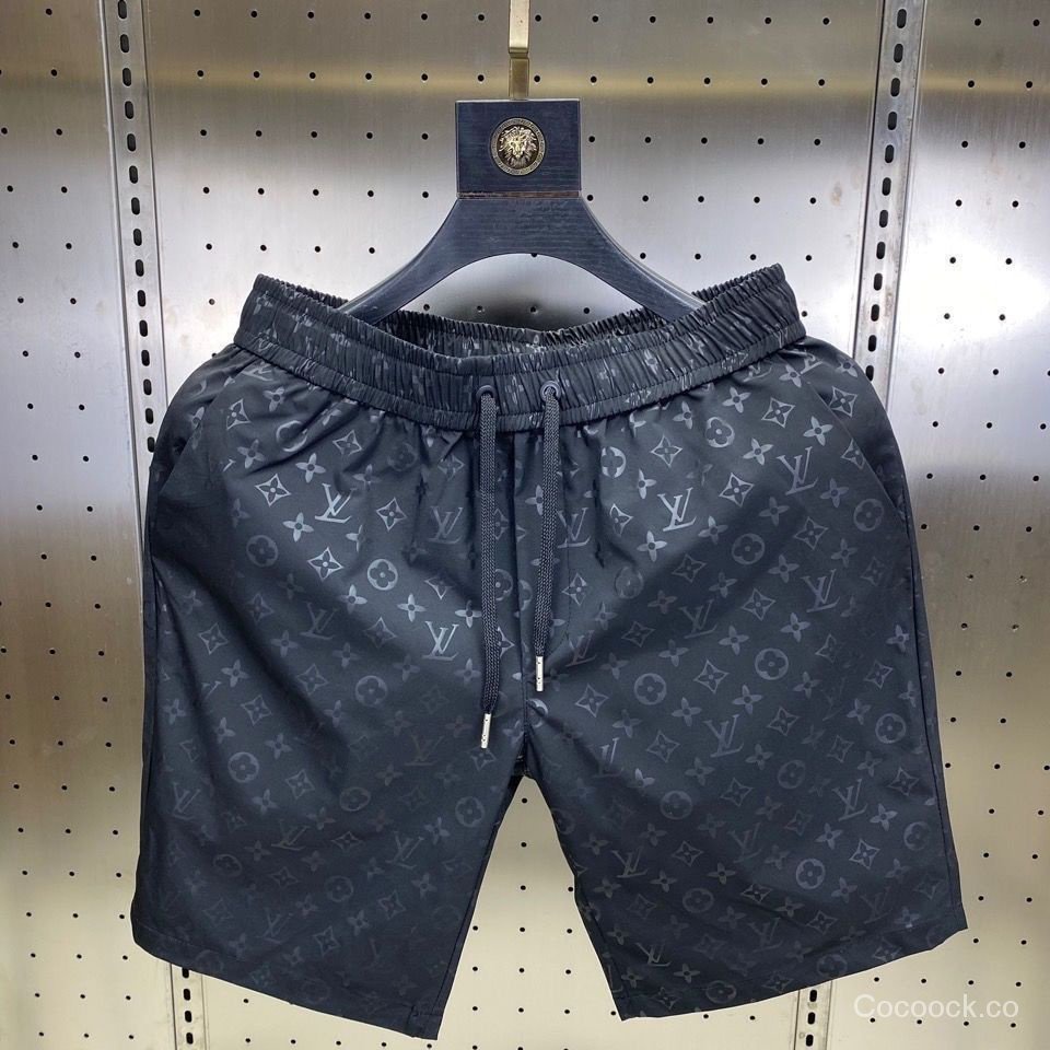 Pantalones Cortos Deportivos Estilo Louis Vuitton Casual Estampado