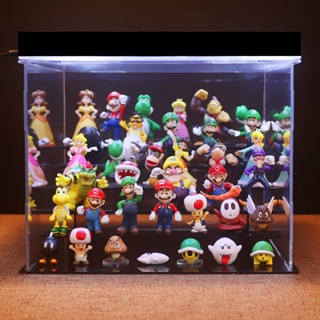Figuras De Super Mario Bros, Muñecos De Colección De Pvc, Serie 2 6  Unids/Set, Juguetes