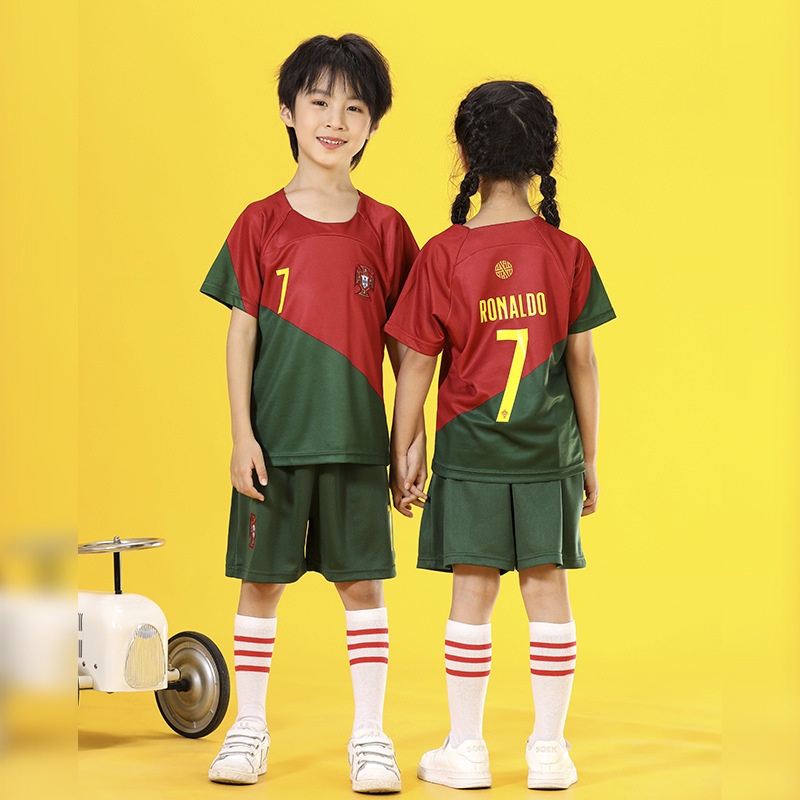 Camiseta De Futbol Para Ninos Copa Del Mundo 2022 Argentina Messi Neymar Francia Mbappe Portugal Ronaldo Equipo Nacional Deportes Camisetas Shopee Colombia