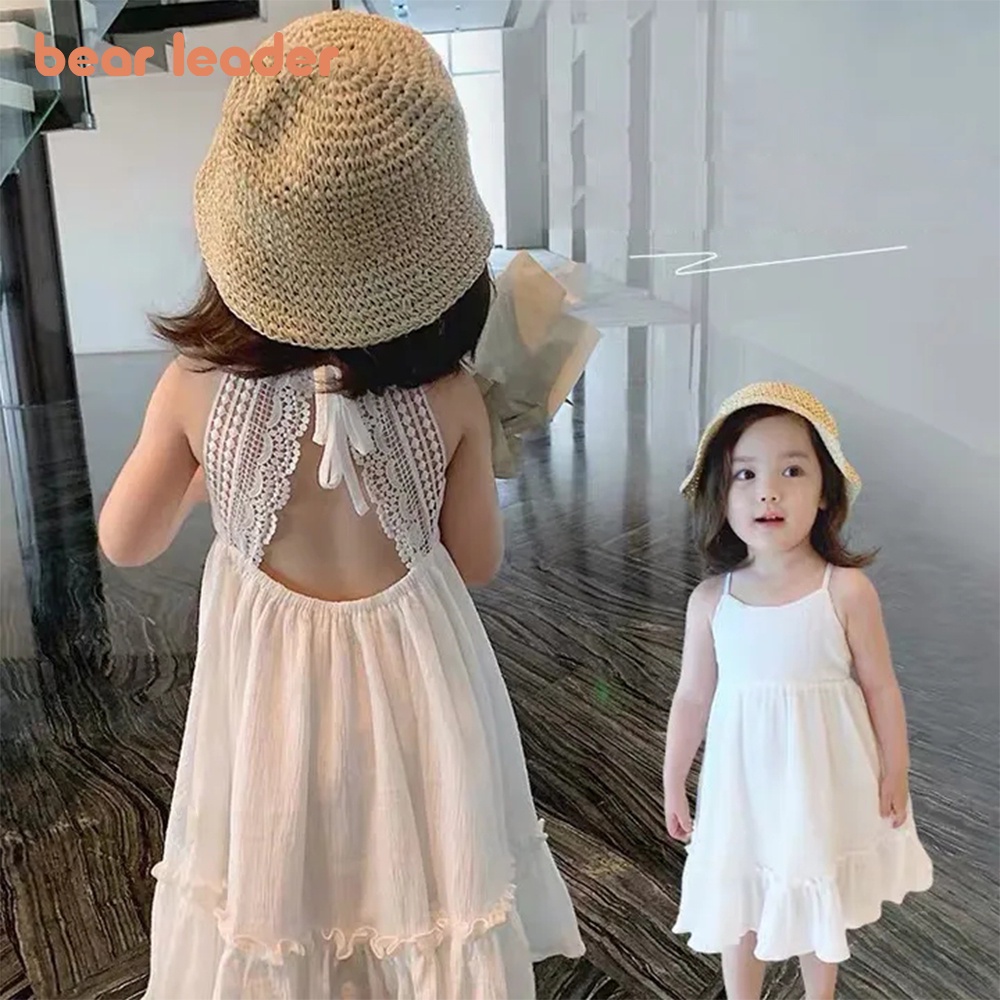 Kimi ๑ Bebé Niña Vestido De Encaje Blanco Puro Sin Mangas + Diadema 2Pcs  Conjuntos Dulce Color Sólido Dobladillo De La Princesa Vestidos De Bautismo  Para 0-24 Meses