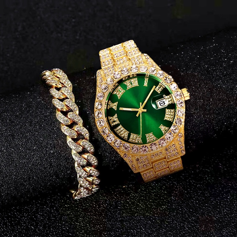 Reloj de Mujer con Pulsera en Oro Brazalete Esclava Joyeria Relojes Para  Mujeres