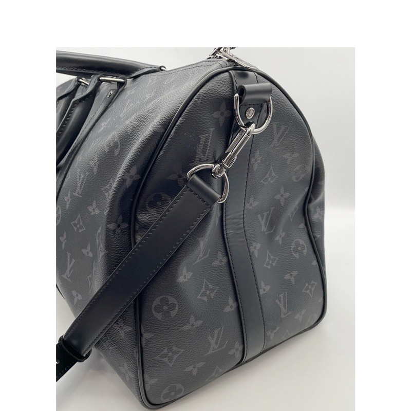 Adecuado Para Lv Negro De Cuero De Vaca Correa De Hombro Keepall Bolsa De  Viaje Correa De Reemplazo Negro Samurai Crossbody Bolsa Accesorios