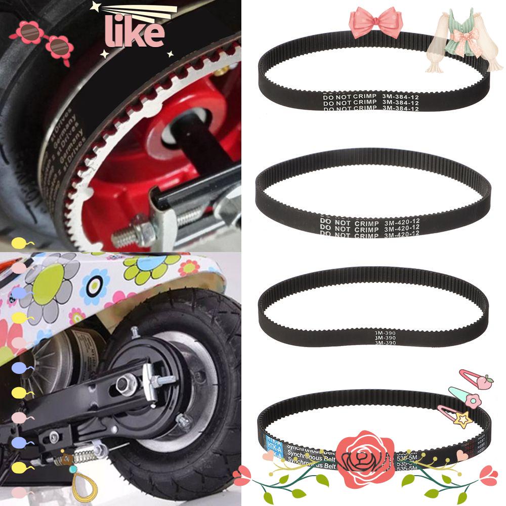 Cinghia Per Motocicletta City Skull Cinghia Di Trasmissione 3*M-384-12 Per Scooter Elettrico A Impulsi E Moto Cittadine, Confezione Da 2 Pezzi Ricambio Cinghia Moto City Skull