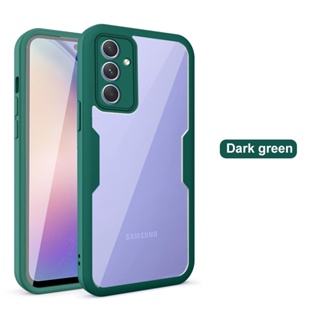 Funda para Samsung Galaxy A54 5G Funda delgada a prueba de caídas A54  [protege de caídas/arañazos/huellas] Carcasa trasera de acrílico  transparente