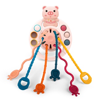 Juguetes de dentición para bebés, juguetes sensoriales para masticar  sonajeros, juguete de desarrollo de aprendizaje Montessori para recién  nacidos