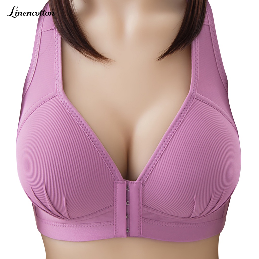 Lopecy-Sta Women Push Up Side Bra Fixed Double Shoulder Straps Back Three  Rows Of Buckles Non-magnetic and No Steel Ring Underwear Discount Clearance