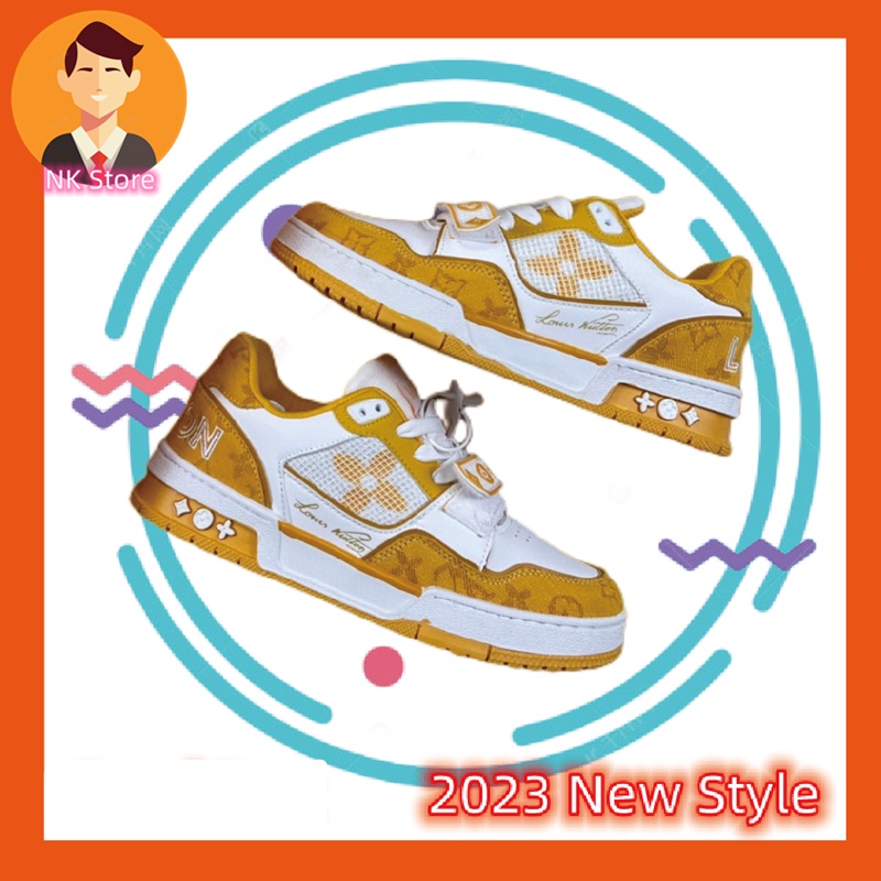 Oferta Especial 2023 Nuevo Estilo Zapatos De Los Hombres Louis Vuitton Lv  Trainer Zapatillas Casuales De Deporte Blanco Azul Tenis Casual Deportes  Baloncesto Moda Deportivos Al Aire Libre Jogging