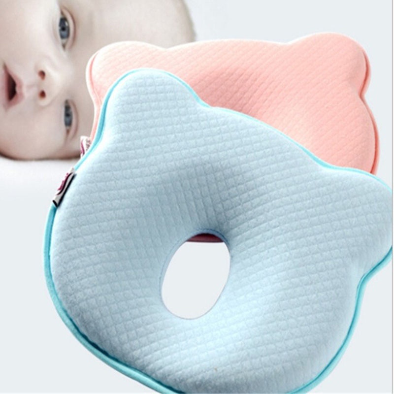 Almohada De Espuma De Memoria Para Bebes Recien Nacidos Almohadas Transpirables Para Dormir Almohadilla De Posicionamiento Anti Rollo Para Ninos Pequenos Shopee Colombia