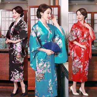 Disfraz De Kimono Samurái Para Mujer, De Geisha Haori Yukata