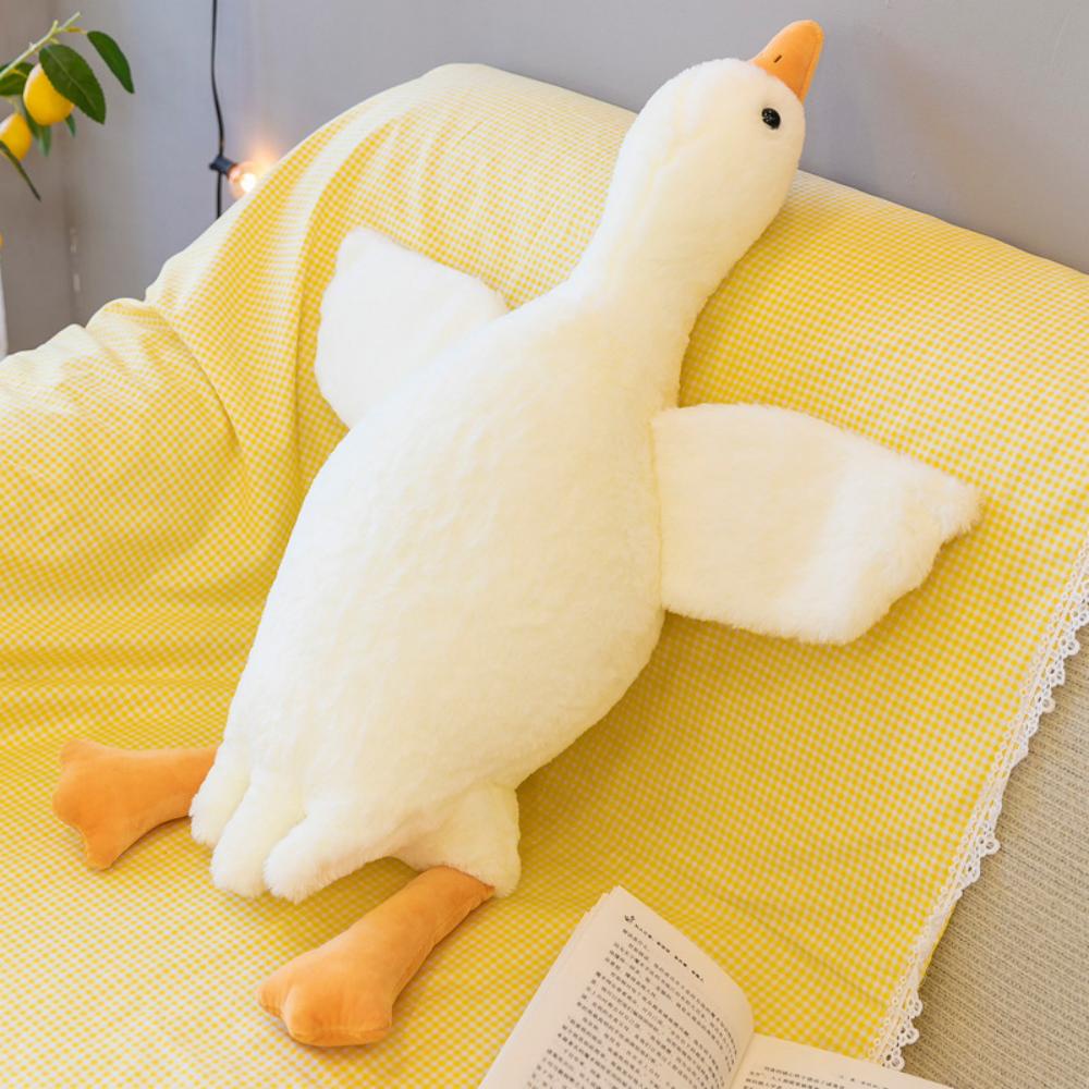 Peluche Ganso Gigante 90cm, Almohada Suave Y Esponjosa Para Niños Y Adultos, Regalo Original Para Cumpleaños O Navidad, Abrazo Perfecto Para Dormir Y Decorar