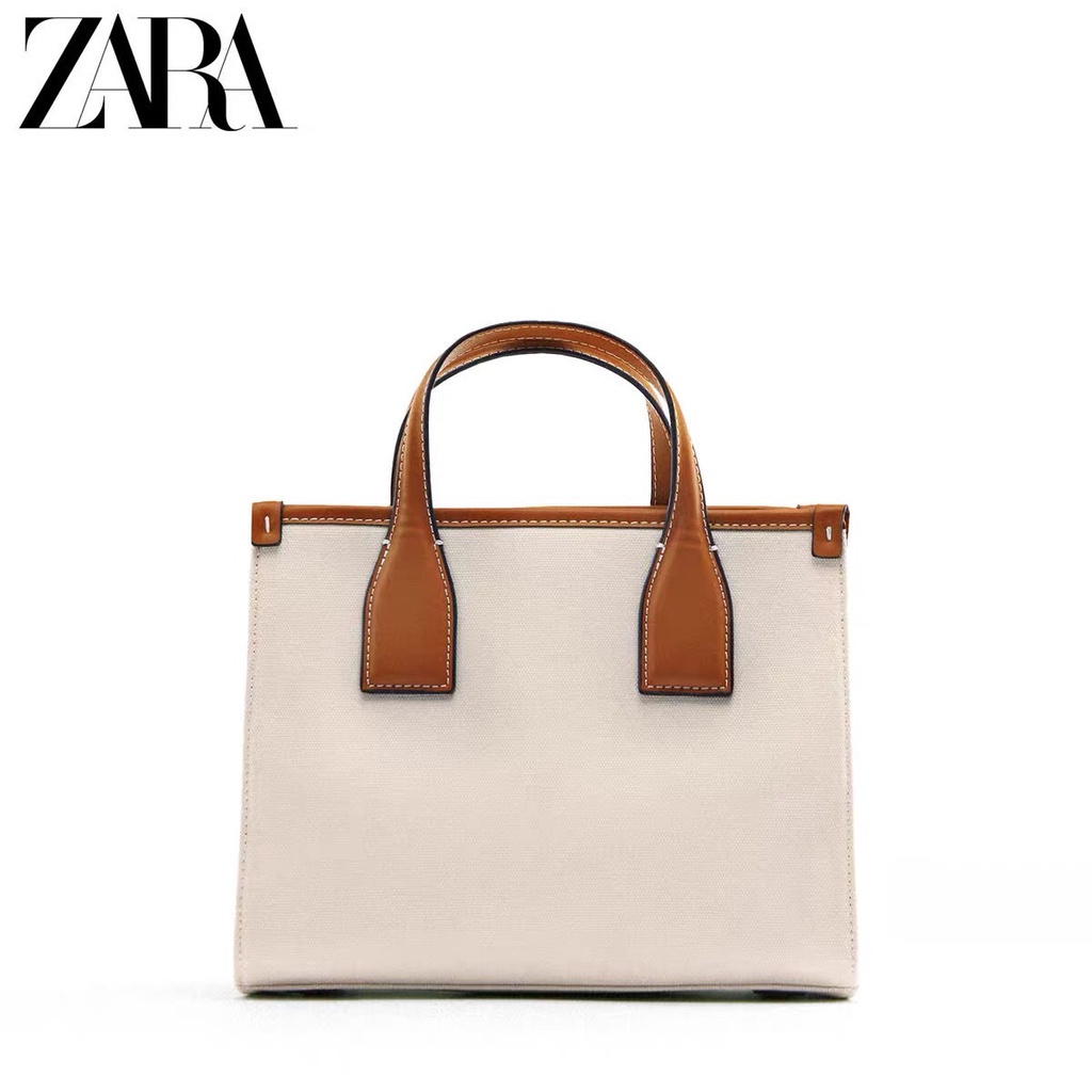 ZARA Bolso De Las Mujeres Lona Hombro De Gran Capacidad Bolsa De  Desplazamiento Correa Ancha