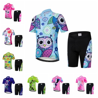 Maillot de Ciclismo para Niños Manga Corta de Dibujos Animados +