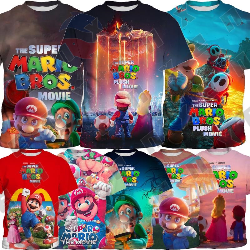 Camisa de mario bros best sale para niño