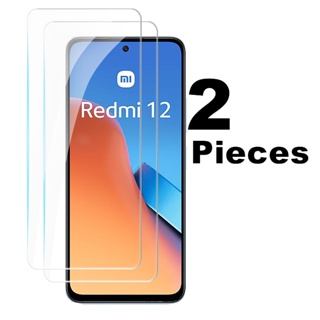 2 uds funda completa de vidrio templado para Xiaomi Redmi Note 12