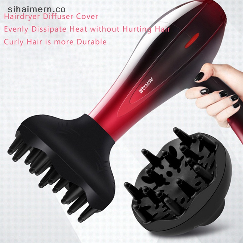  Mini secador de pelo con difusor para cabello rizado