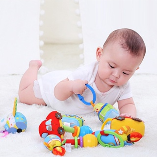 B. baby - 3 juguetes sensoriales para bebés - Juguetes arrugados para  recién nacidos, bebés - Juguetes colgantes para asiento de automóvil,  cochecito
